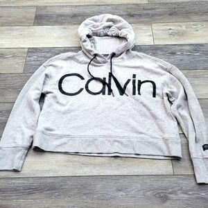 Calvin Klein crop sweatshirt Hoodie large